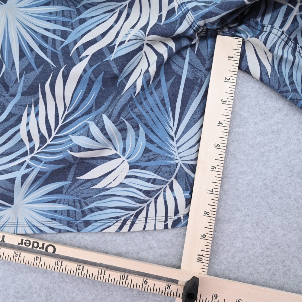 Hang Ten Men XL Hybrid Swim Trunks Tropical Palm Blue Lined Board Shorts Classic - Picture 11 of 16